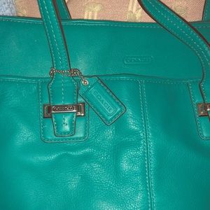 Coach leather bag